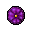 round purple pillow