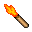 lit torch